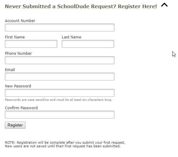Registration Screen